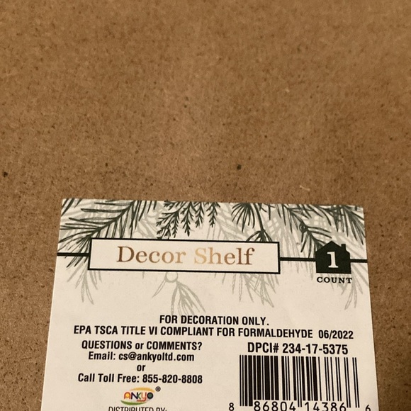 Target BP 2022 Wood Christmas Present Wall Shelf or Tabletop Decor - Picture 5 of 8